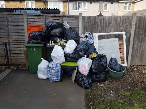 Advanced waste sorting technology in action