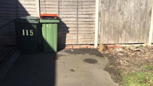 Official permit document for skip hire