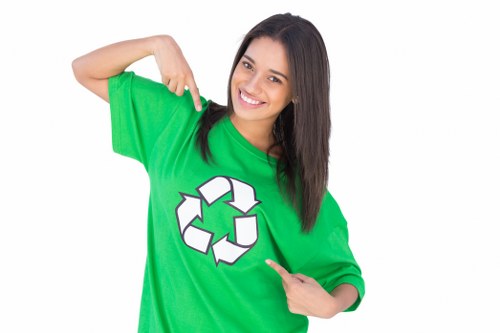 Clean and healthy garden after waste removal